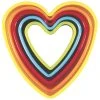 Avanti Heart Cookie Cutters 5 Piece Set - Multi Coloured 2 Avanti Heart Cookie Cutters 5 Piece Set - Multi Coloured -Matchbox store 16517 1024x1024