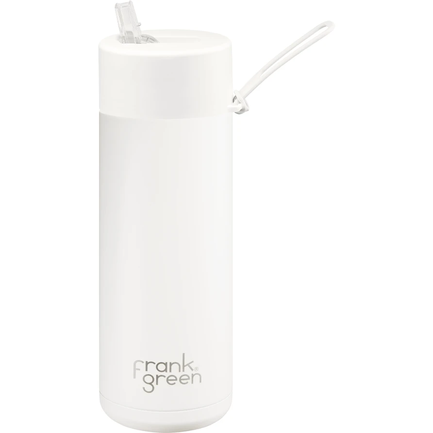 Frank Green 20oz Reusable Bottle - Straw Lid - Cloud 3 Frank Green 20oz Reusable Bottle - Straw Lid - Cloud