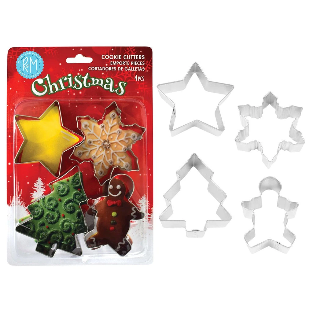 R and M Christmas Cookie Cutter Set 4 R And M Christmas Cookie Cutter Set 4 -Matchbox store 2756