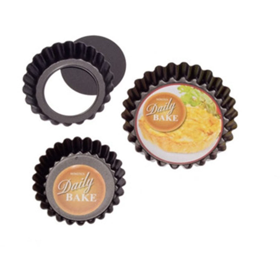 Daily Bake 7.5cm Mini Quiche Pan Loose Base Daily Bake 7.5cm Mini Quiche Pan Loose Base -Matchbox store