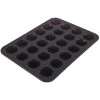 Daily Bake 24 Cup Mini Muffin Pan 32.5cm X 24.5cm X 2.75cm - Charcoal -Matchbox store 3115CH 1024x1024