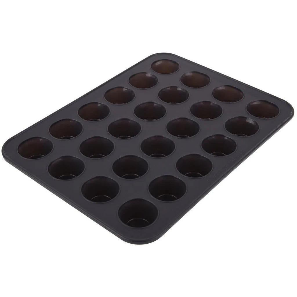Daily Bake 24 Cup Mini Muffin Pan 32.5cm X 24.5cm X 2.75cm - Charcoal 3 Daily Bake 24 Cup Mini Muffin Pan 32.5cm X 24.5cm X 2.75cm - Charcoal