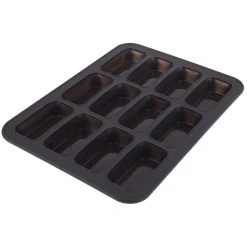 Daily Bake 12 Cup Mini Loaf Pan 32.5cm X 24.5cm - Charcoal
