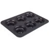 Daily Bake Silicone 6 Cup Doughnut Pan - Charcoal -Matchbox store 3122CH 1024x1024