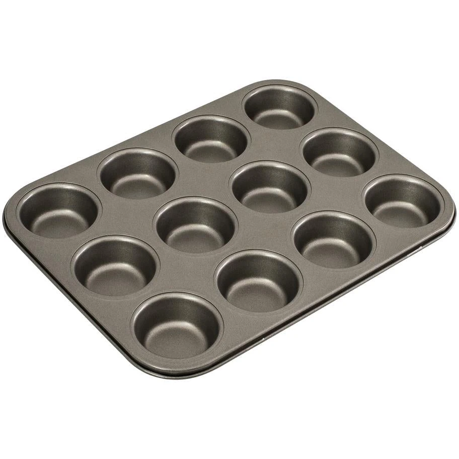 BAKEMASTER Muffin Pan - 12 Cup - 35cm x 27cm BAKEMASTER Muffin Pan - 12 Cup - 35cm X 27cm -Matchbox store