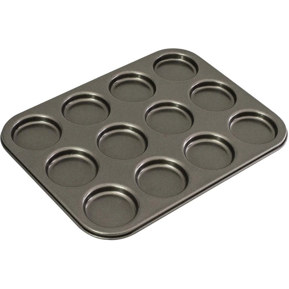 BAKEMASTER Macaroon Pan - 12 Cup Dessert Pan 35cm X 27cm 3 BAKEMASTER Macaroon Pan - 12 Cup Dessert Pan 35cm X 27cm