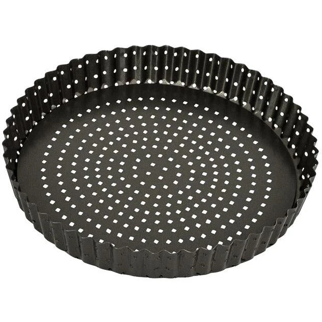 BAKEMASTER Perfect Crust Loose Base Quiche Pan - 25cm X 3.5cm 3 BAKEMASTER Perfect Crust Loose Base Quiche Pan - 25cm X 3.5cm