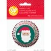 Wilton Santa Baking Cups 75 Pack -Matchbox store 415 0 0544 XMS2021 STD Baking Cups BA Santa 1024x1024