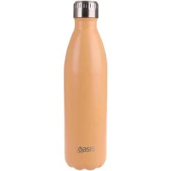 Oasis Drink Bottle 500ml Stainless Steel Double Wall Insulated - Matte Rockmelon