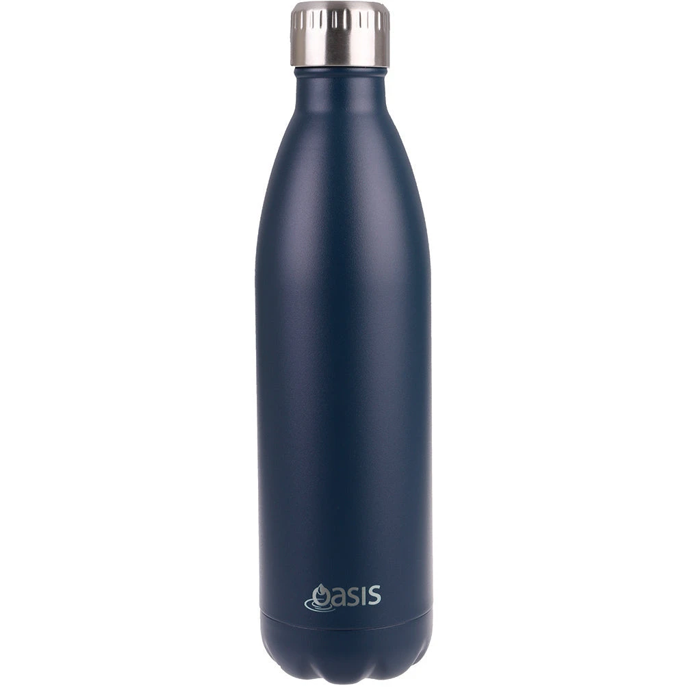 Oasis Drink Bottle 750ml Stainless Steel Double Wall Insulated - Matte Navy 3 Oasis Drink Bottle 750ml Stainless Steel Double Wall Insulated - Matte Navy