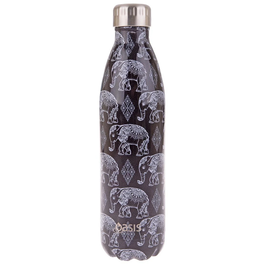Oasis Insulated Drink Bottle 750ML - Boho Elephants 3 Oasis Insulated Drink Bottle 750ML - Boho Elephants