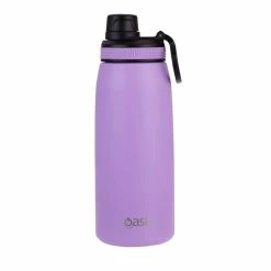 Oasis Insulated Sports Bottle Screw Cap 780ml Lavender