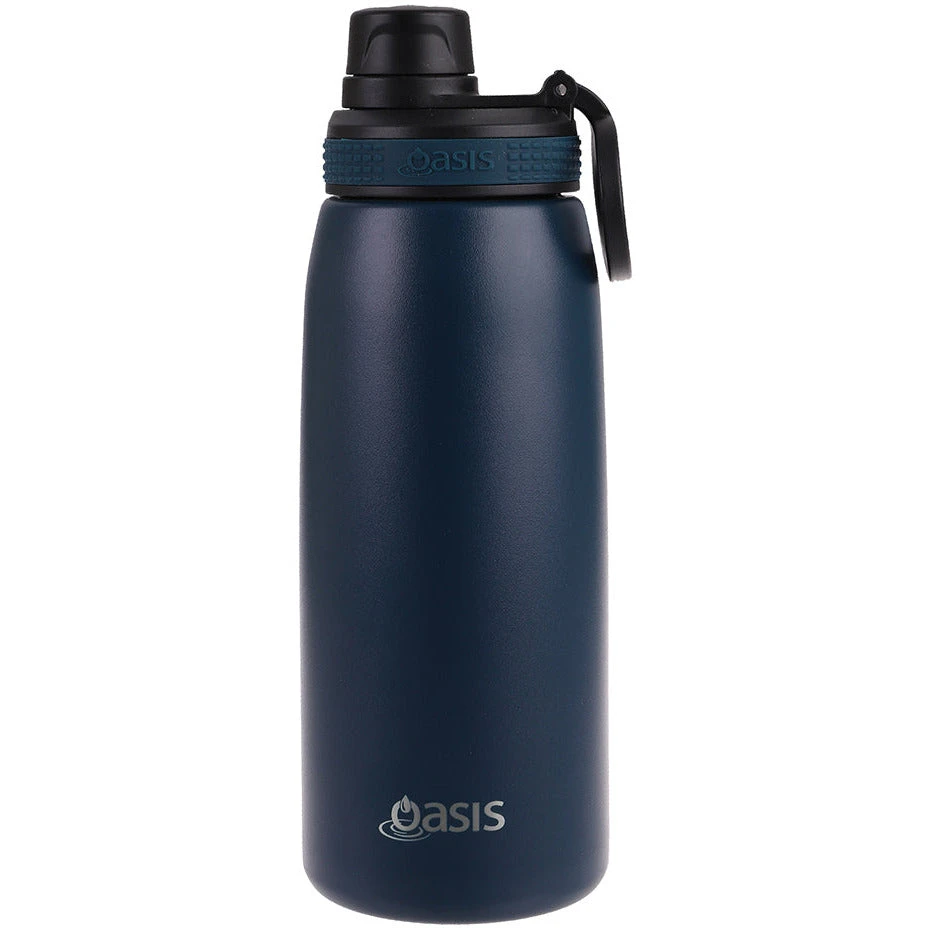 Oasis Insulated Sports Bottle Screw Cap 780ml Navy 3 Oasis Insulated Sports Bottle Screw Cap 780ml Navy