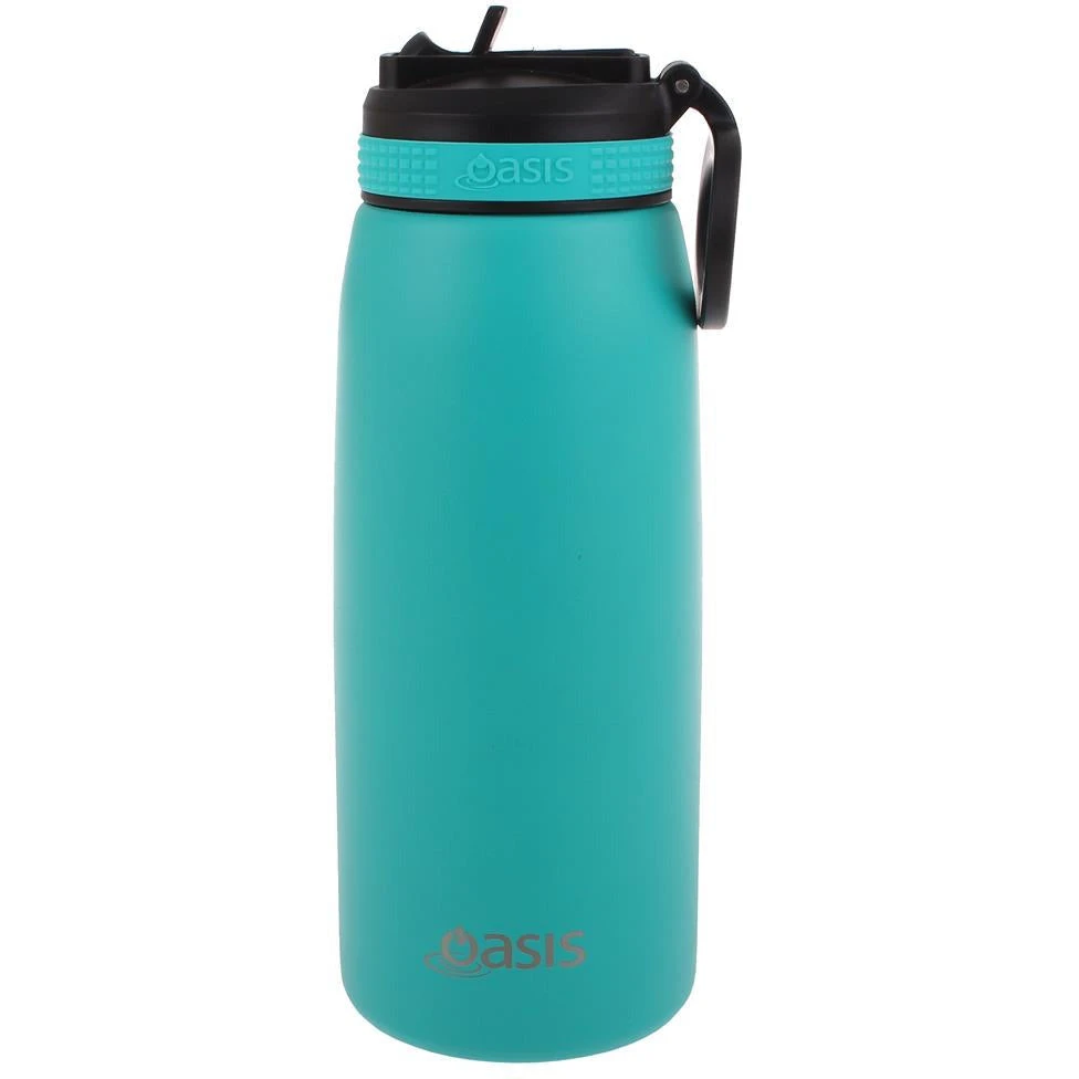 Oasis Insulated Sports Bottle Sipper Straw 780ml Torquoise Oasis Insulated Sports Bottle Sipper Straw 780ml Torquoise -Matchbox store