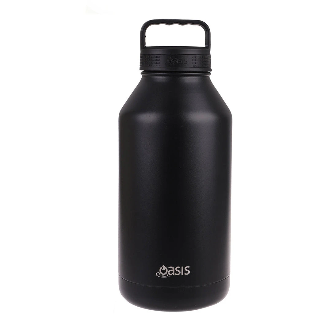 Oasis Titan Bottle 1.9 Litre Stainless Steel Double Wall Insulated - Black 3 Oasis Titan Bottle 1.9 Litre Stainless Steel Double Wall Insulated - Black