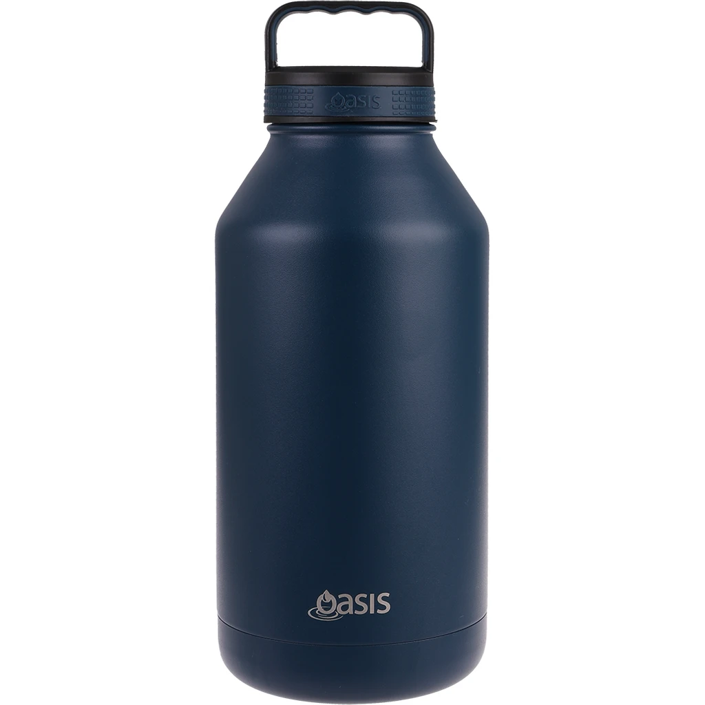 Oasis Titan Bottle 1.9 Litre Stainless Steel Double Wall Insulated - Navy 3 Oasis Titan Bottle 1.9 Litre Stainless Steel Double Wall Insulated - Navy