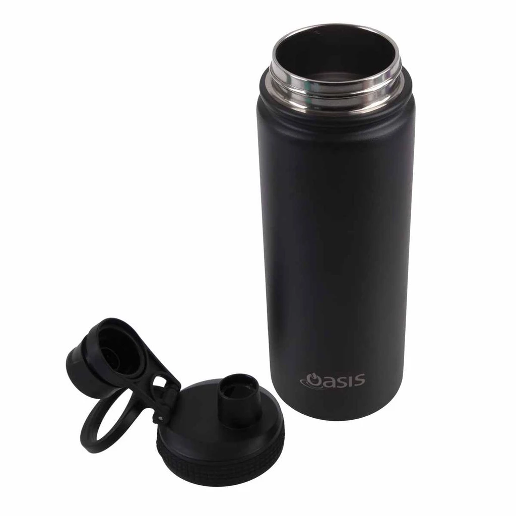 Oasis Insulated Challenger Bottle With Screw Cap 550ml Black 6 Oasis Insulated Challenger Bottle With Screw Cap 550ml Black - Image 4
