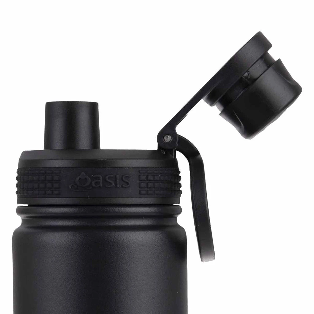 Oasis Insulated Challenger Bottle With Screw Cap 550ml Black 5 Oasis Insulated Challenger Bottle With Screw Cap 550ml Black - Image 3