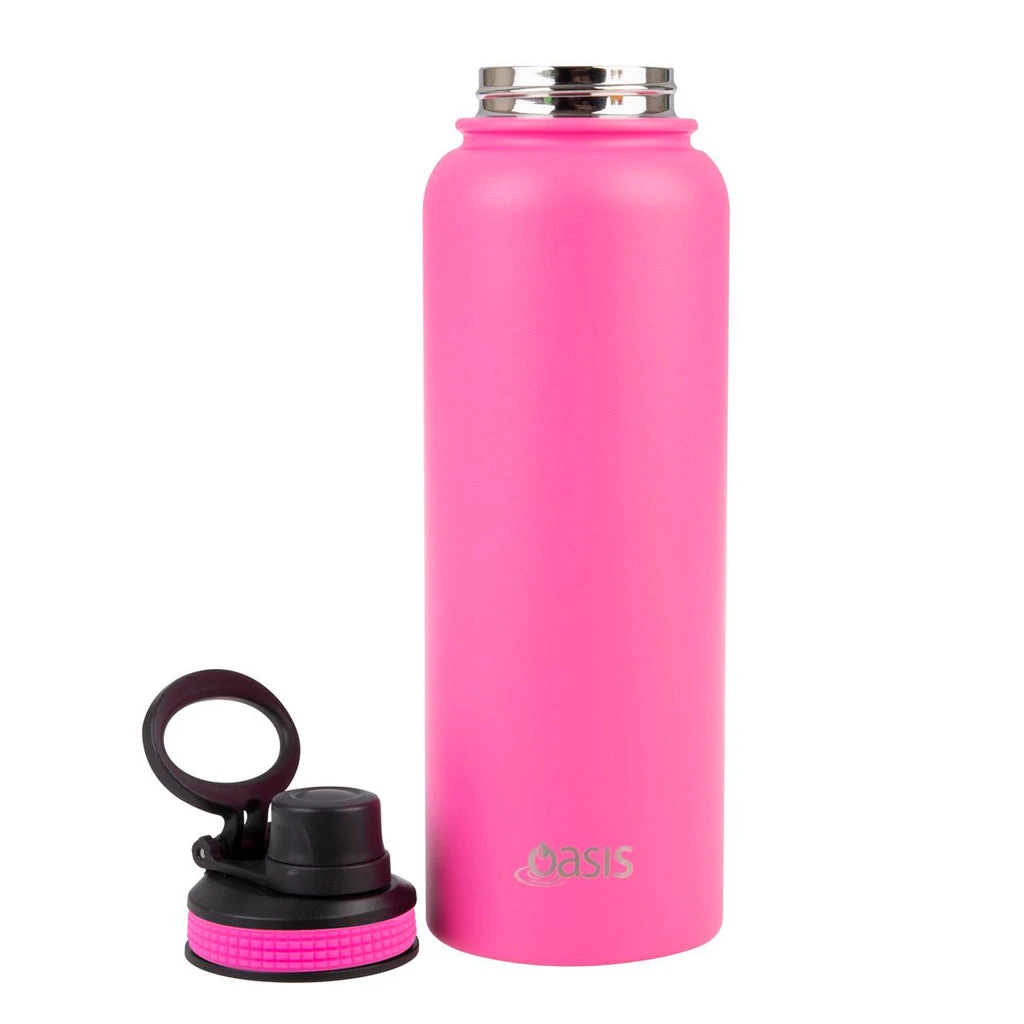 Oasis Insulated Challenger Bottle With Screw Cap 1.1L Neon Pink 5 Oasis Insulated Challenger Bottle With Screw Cap 1.1L Neon Pink - Image 3