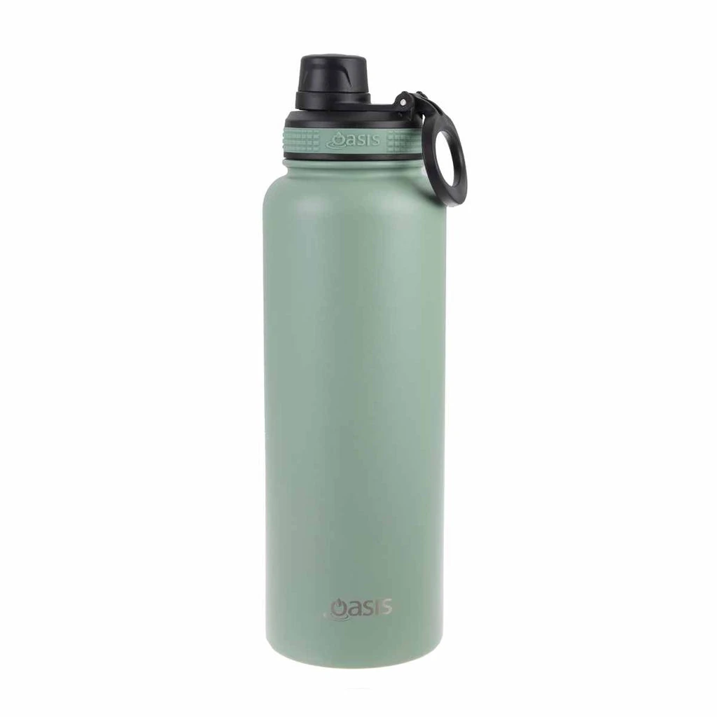 Oasis Insulated Challenger Bottle With Screw Cap 1.1L Sage Green 3 Oasis Insulated Challenger Bottle With Screw Cap 1.1L Sage Green