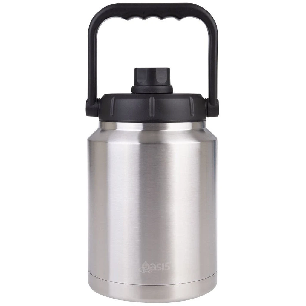 Oasis Insulated Jug with Carry Handle 2.1L Silver Oasis Insulated Jug With Carry Handle 2.1L Silver -Matchbox store 8897