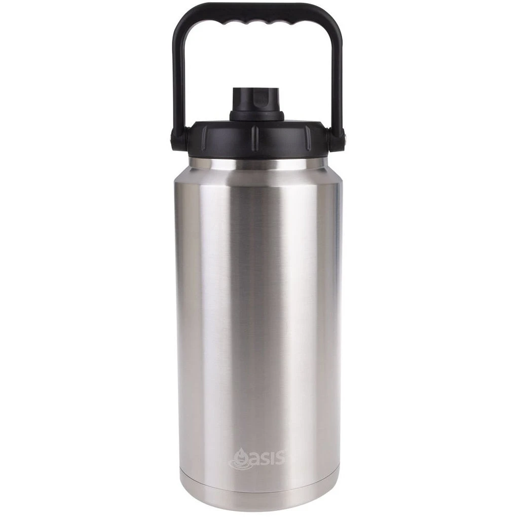 Oasis Insulated Jug With Carry Handle 3.8L Silver 3 Oasis Insulated Jug With Carry Handle 3.8L Silver