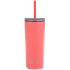 Oasis Super Sipper Insulated Tumbler With Silicone Straw 600ml Coral 2 Oasis Super Sipper Insulated Tumbler With Silicone Straw 600ml Coral -Matchbox store 8921CO 1024x1024