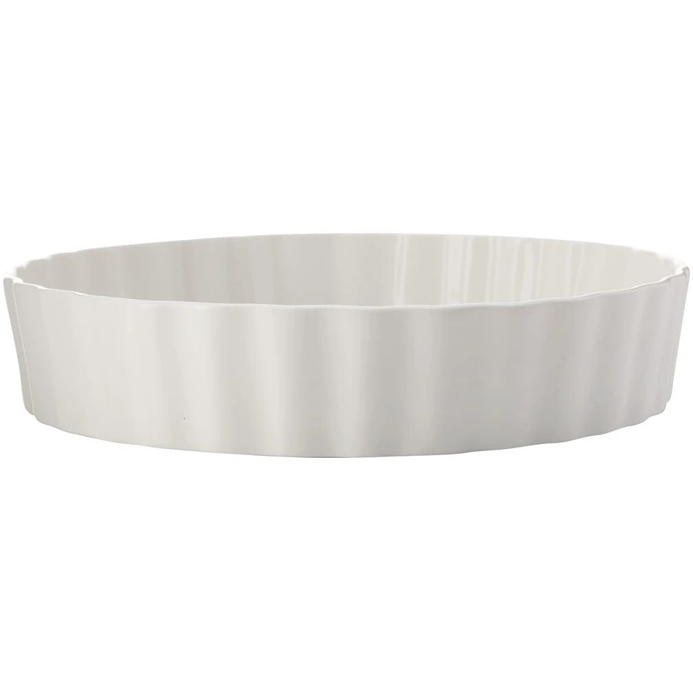 Maxwell And Williams Epicurious Deep Quiche Dish 25cm X 5cm - White 3 Maxwell And Williams Epicurious Deep Quiche Dish 25cm X 5cm - White