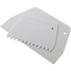 BAKEMASTER Cakemaster Icing Scraper Set Of 2