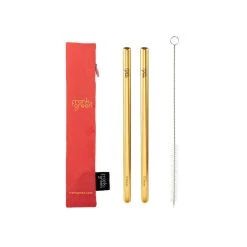 Frank Green Straw Pack + Brush 25oz -182mm - Living Coral