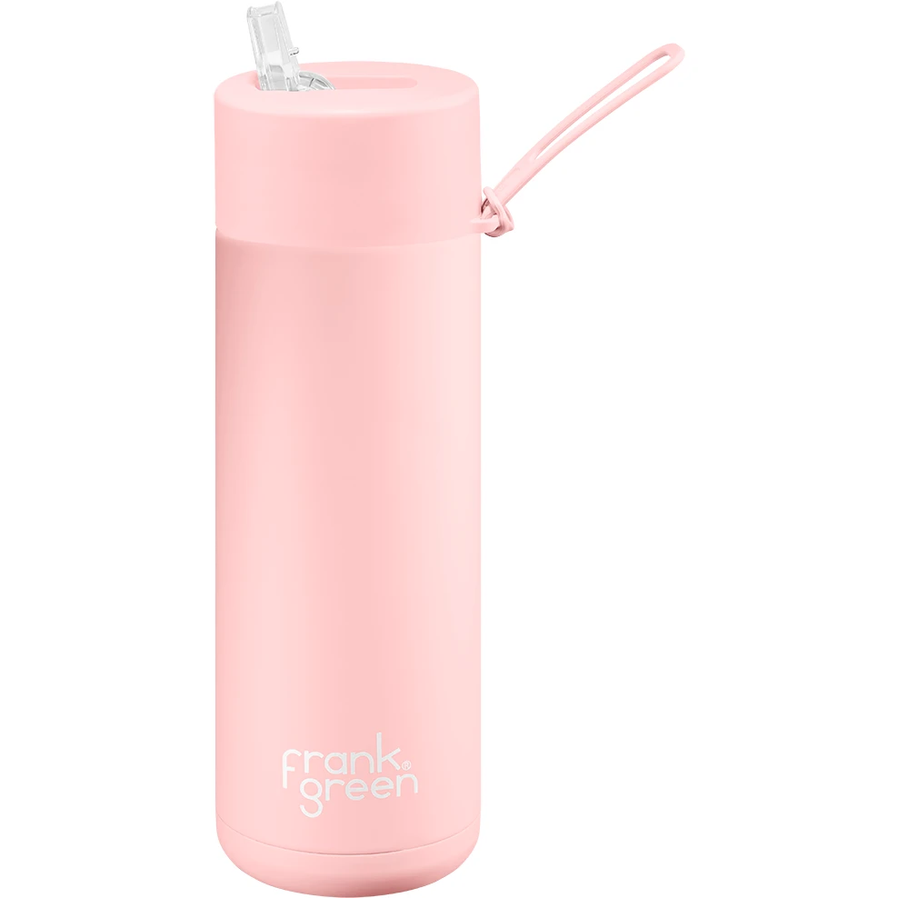 Frank Green 20oz Reusable Bottle - Straw Lid - Blushed 3 Frank Green 20oz Reusable Bottle - Straw Lid - Blushed