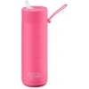 Frank Green Ultimate Ceramic Reusable Bottle With Straw 20oz - Neon Pink -Matchbox store Frank Green Ceramic Matchbox 20ozCeramicStrawLidNeonPink 1024x1024