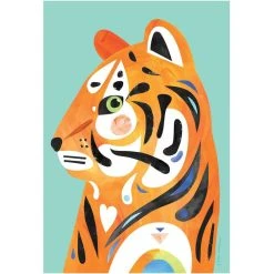 Maxwell And Williams Pete Cromer Wildlife Tea Towel 50x70cm - Tiger