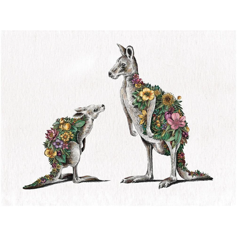 Maxwell And Williams Marini Ferlazzo Australian Families Tea Towel 50X70cm Kangaroo 3 Maxwell And Williams Marini Ferlazzo Australian Families Tea Towel 50X70cm Kangaroo