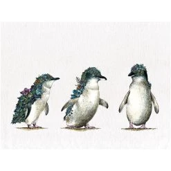 Maxwell And Williams Marini Ferlazzo Australian Families Tea Towel 50X70cm Penguin Parade