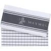 Maxwell And Williams Epicurious Tea Towel 50x70cm Set Of 2 Grey