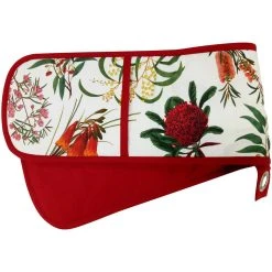 Maxwell And Williams Royal Botanic Garden Double Oven Glove - Red