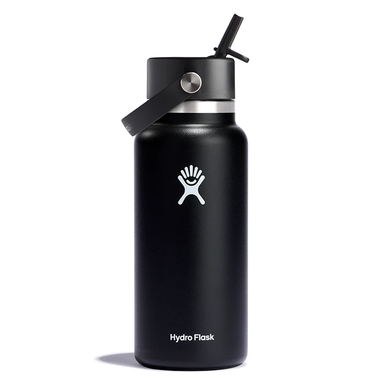 Hydro Flask 32oz Wide Mouth Straw Lid - Black 3 Hydro Flask 32oz Wide Mouth Straw Lid - Black