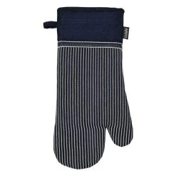 Ladelle Prof. Series III Stripe Navy Oven Mitt