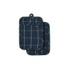 Ladelle Eco Check Navy 2pk Pot Holder 2 Ladelle Eco Check Navy 2pk Pot Holder -Matchbox store Ladelle Kitchen Linens Matchbox 40325 EcoCheckNavy2pkPotholder 1024x1024