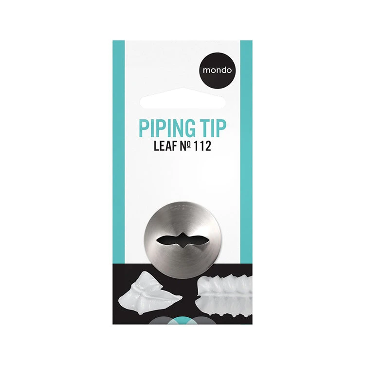 Mondo #112 Large Leaf Piping Tip Mondo #112 Large Leaf Piping Tip -Matchbox store Mondo Cake Decorating Tools Matchbox