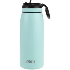 Oasis Insulated Sports Bottle Sipper Straw 780ml Mint