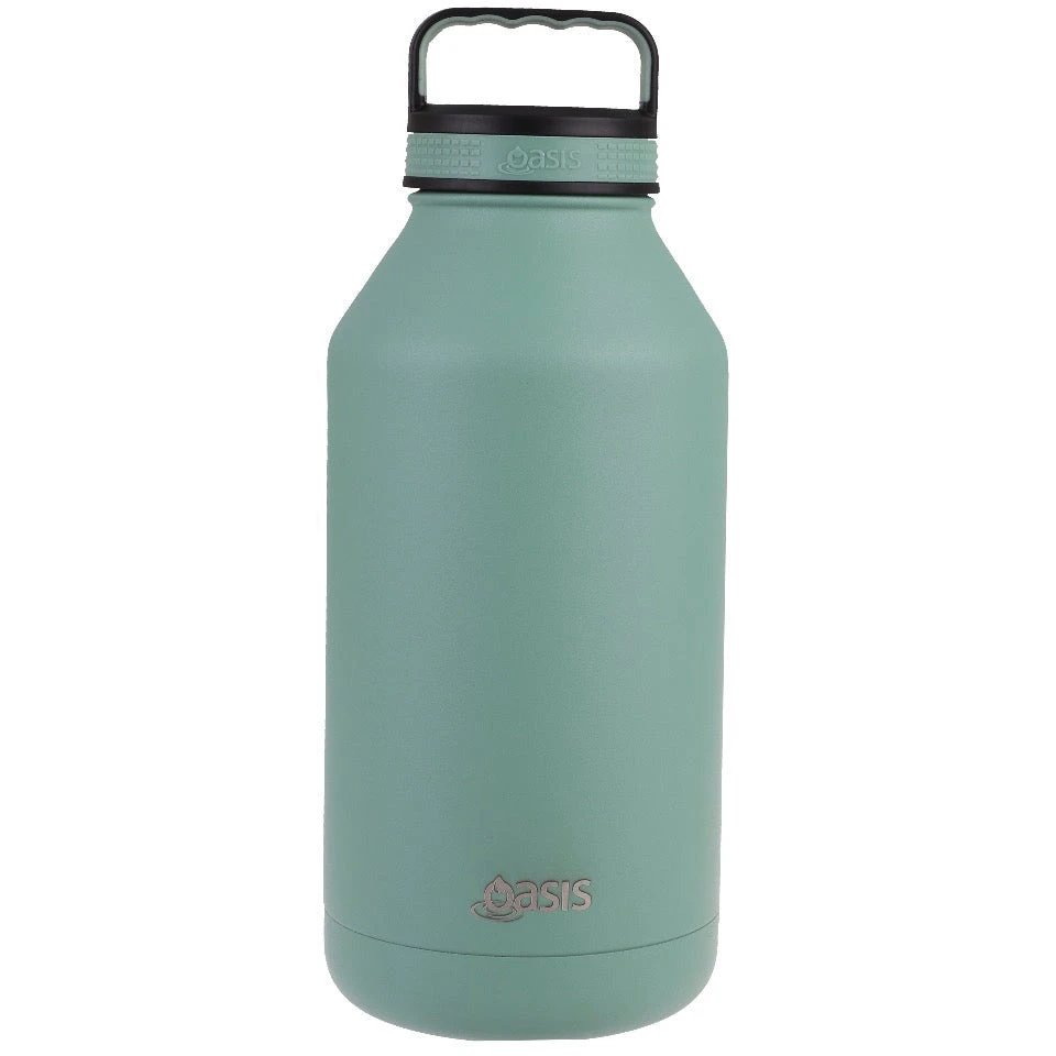Oasis Titan Bottle 1.9 Litre Stainless Steel Double Wall Insulated - Sage Green 3 Oasis Titan Bottle 1.9 Litre Stainless Steel Double Wall Insulated - Sage Green