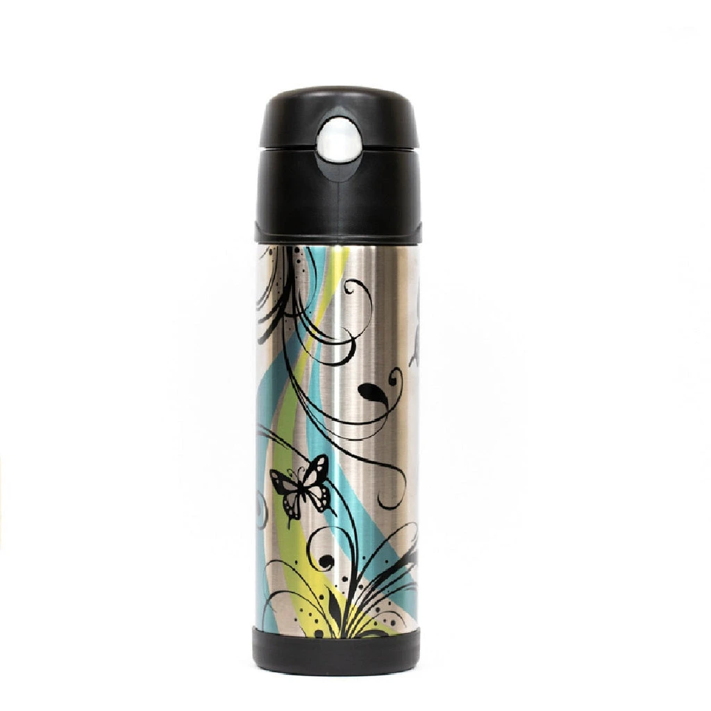 Thermos Vacuum Insulated Hydration Bottle 530ml - Butterfly 3 Thermos Vacuum Insulated Hydration Bottle 530ml - Butterfly
