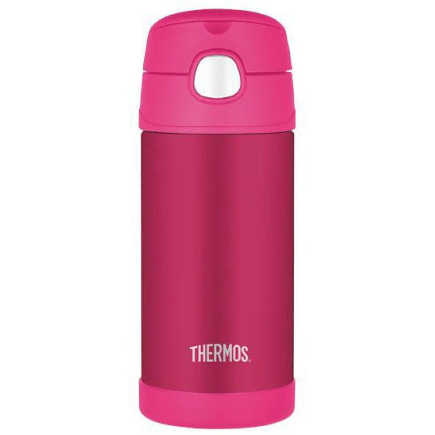 Thermos Funtainer Vacuum Insulated Drink Bottle Pink 355ml 3 Thermos Funtainer Vacuum Insulated Drink Bottle Pink 355ml
