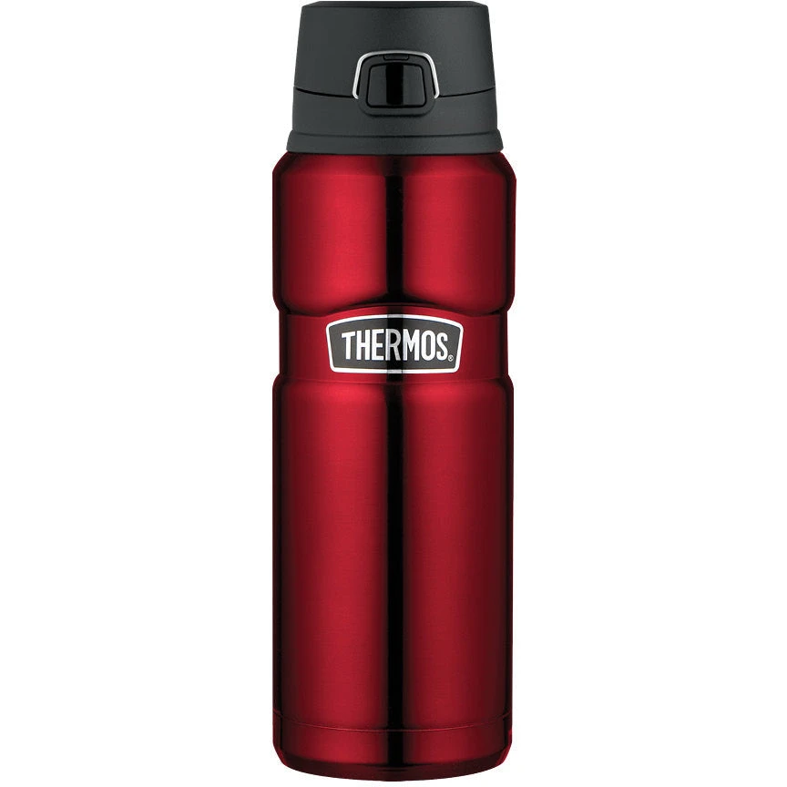 Thermos Stainless King Vacuum Insulated Bottle With Flip Lid 710ml - Red 3 Thermos Stainless King Vacuum Insulated Bottle With Flip Lid 710ml - Red