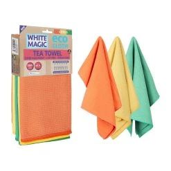 White Magic Tea Towel 3pack Citrus